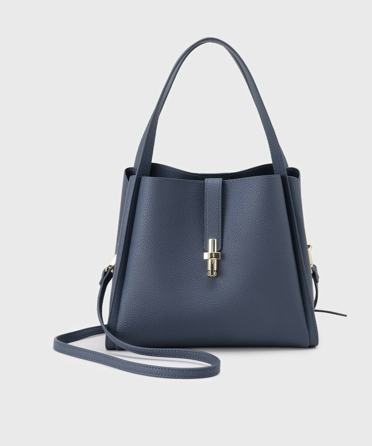 【合皮/ミドルサイズ】春カラーフォルムバッグ12