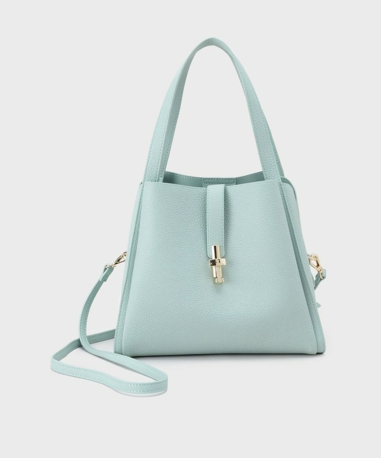 【合皮/ミドルサイズ】春カラーフォルムバッグ13