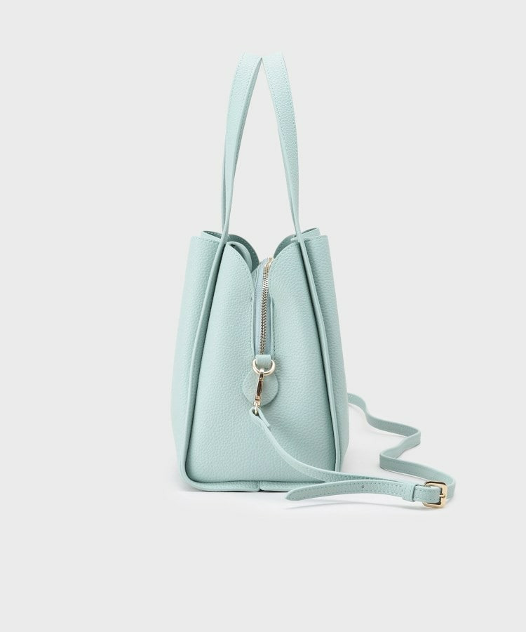 【合皮/ミドルサイズ】春カラーフォルムバッグ14