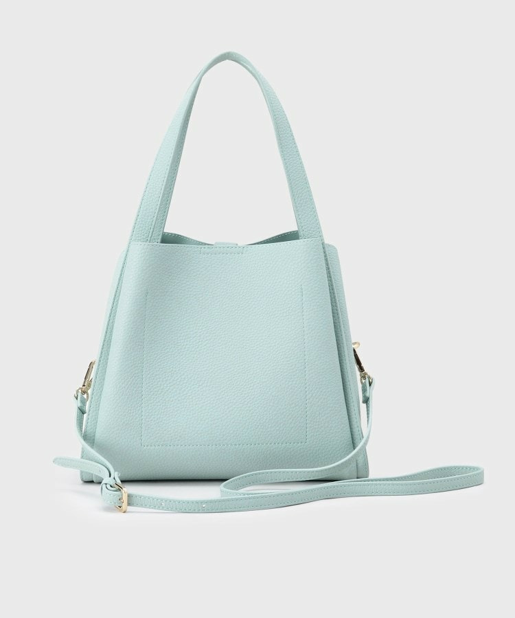 【合皮/ミドルサイズ】春カラーフォルムバッグ15