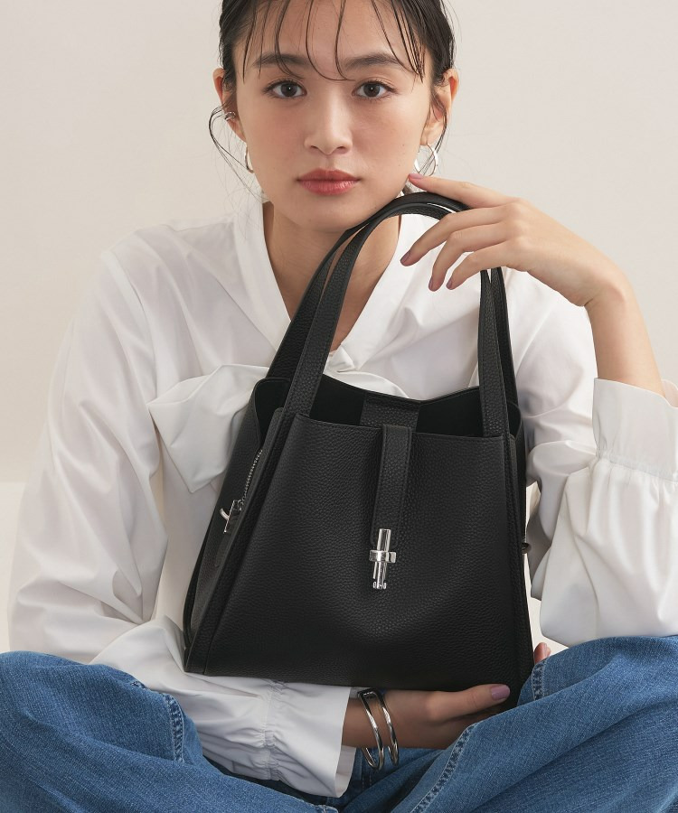 【合皮/ミドルサイズ】春カラーフォルムバッグ2