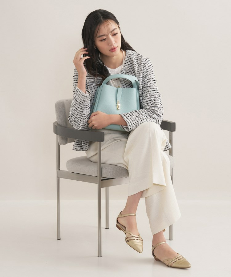 【合皮/ミドルサイズ】春カラーフォルムバッグ5