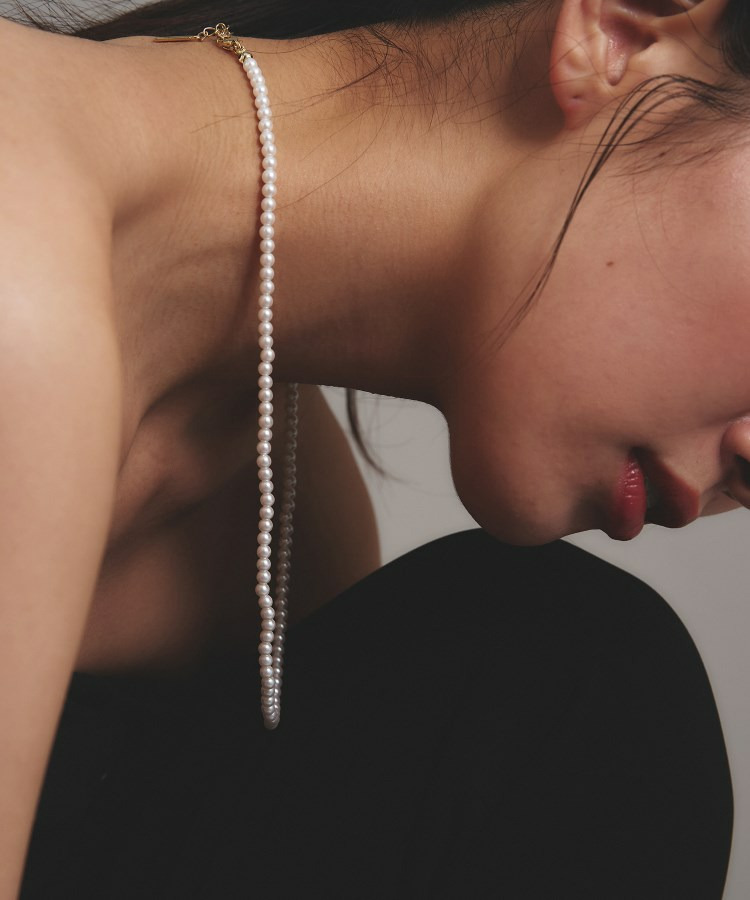 【マルチWAY/セレモニー】2連シンプルパール調ネックレス5