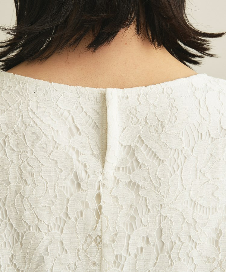 【洗える/セレモニー】フラワーレースブラウス15