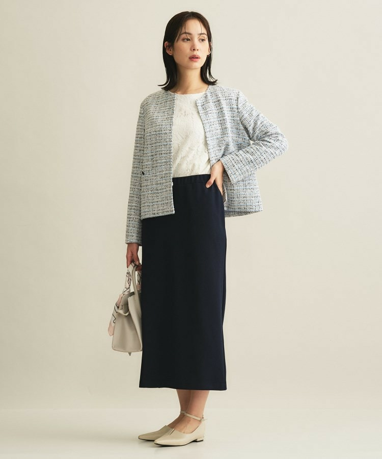 【洗える/セレモニー】フラワーレースブラウス5