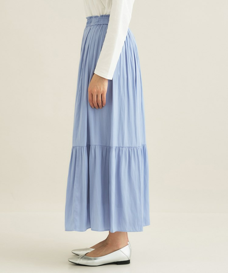 【洗える/丈調整可能】ギャザーフレアスカート16