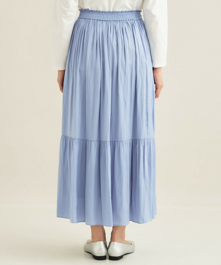 【洗える/丈調整可能】ギャザーフレアスカート17