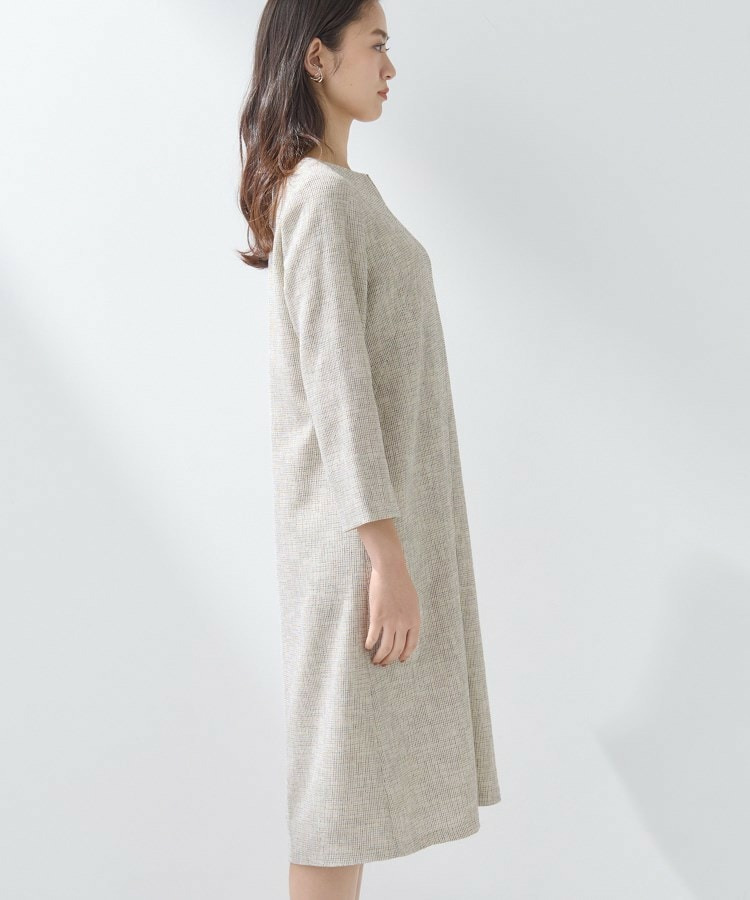 【軽量/セレモニー/SETUP可能】ストレッチツイードAラインワンピース16