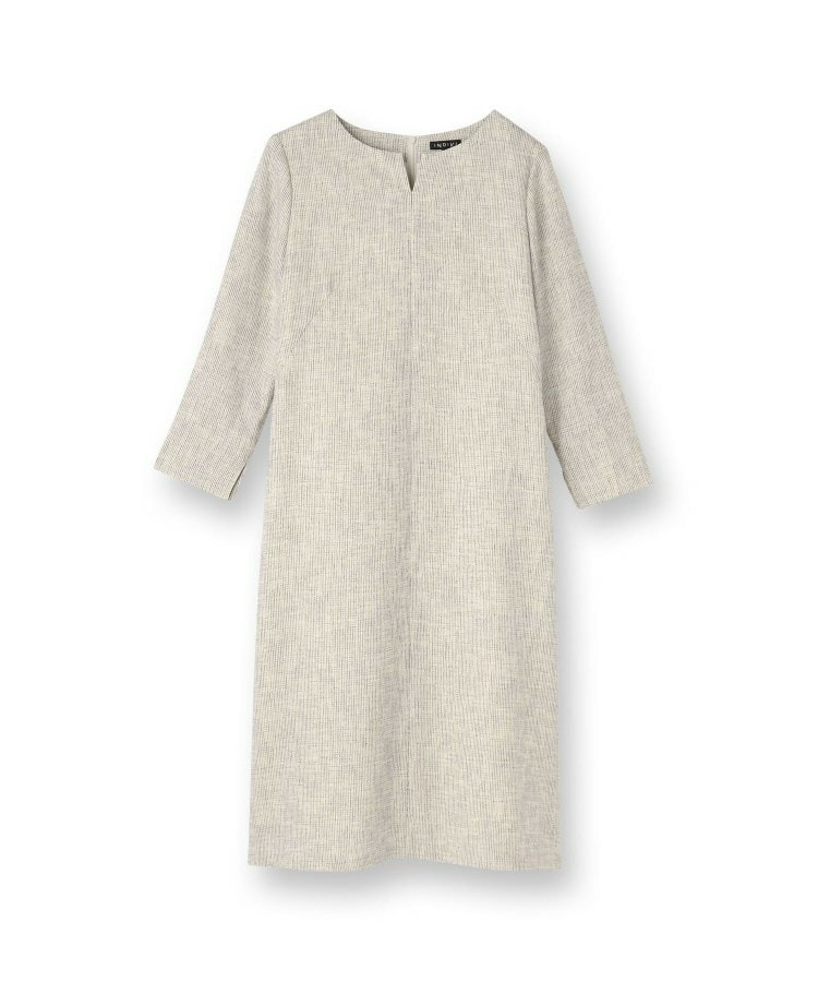 【軽量/セレモニー/SETUP可能】ストレッチツイードAラインワンピース2