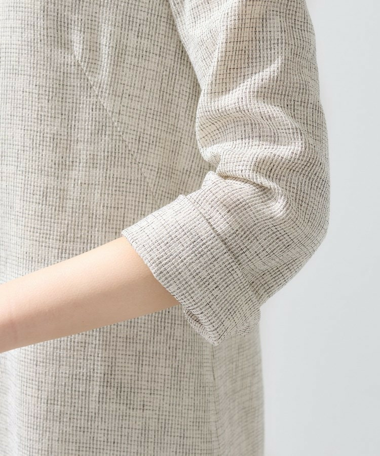 【軽量/セレモニー/SETUP可能】ストレッチツイードAラインワンピース21