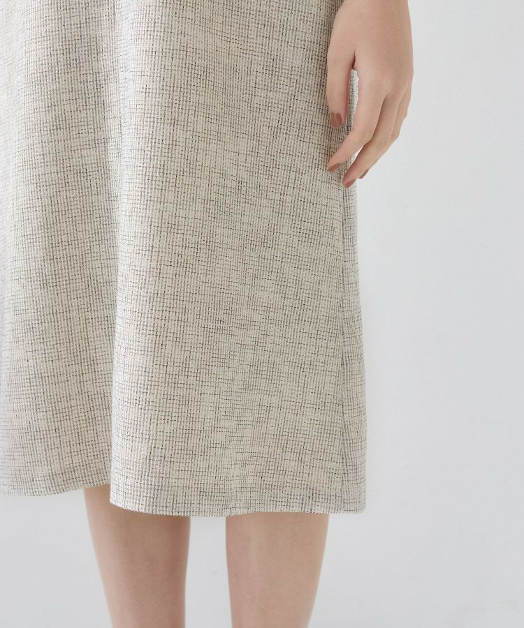 【軽量/セレモニー/SETUP可能】ストレッチツイードAラインワンピース22