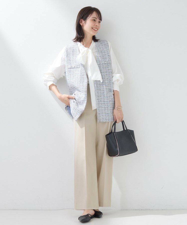 【新作褒められパンツ】快温ワイドパンツ12