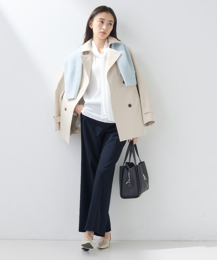 【新作褒められパンツ】快温ワイドパンツ17