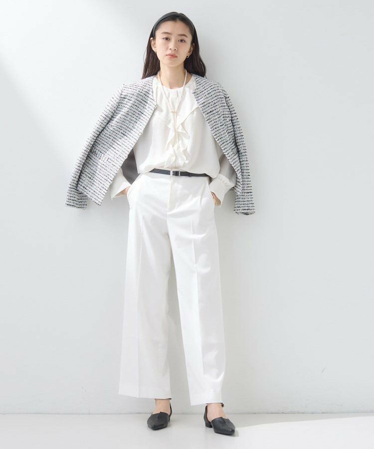 【新作褒められパンツ】快温ワイドパンツ5