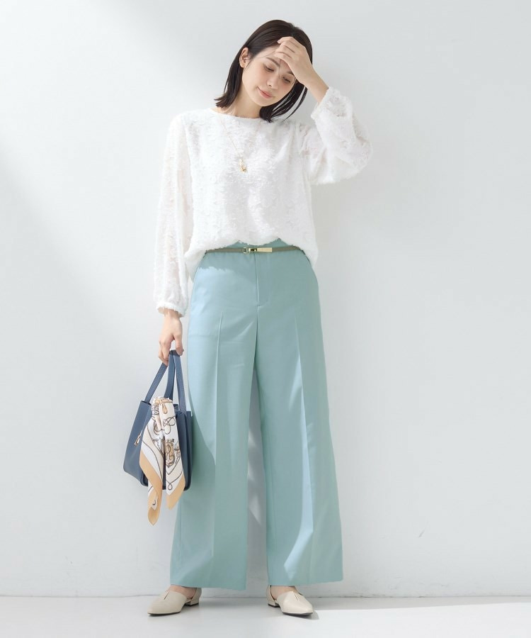 【新作褒められパンツ】快温ワイドパンツ9