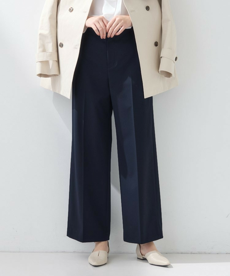 【新作褒められパンツ】快温ワイドパンツ1