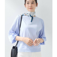 【洗える／華やか】袖プリーツニット