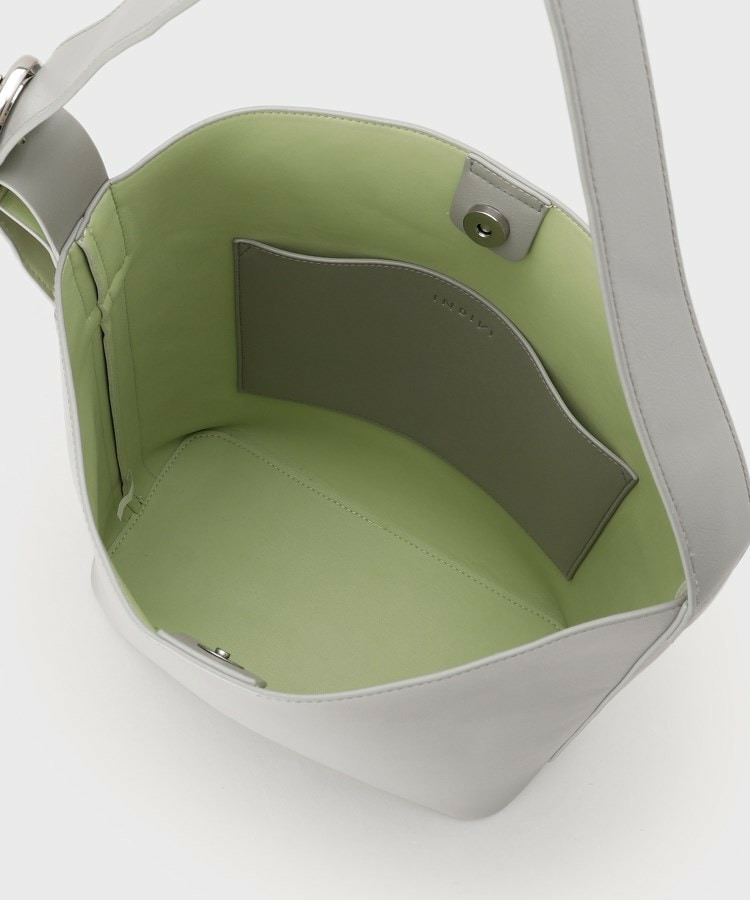 【A4収納可能/合皮】配色デザインワンショルダーバッグ15