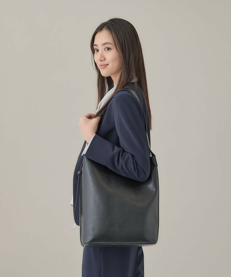 【A4収納可能/合皮】配色デザインワンショルダーバッグ4