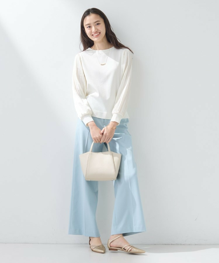 【ミドルサイズ/合皮/ショルダー付】スタッズ風メタルバッグ5