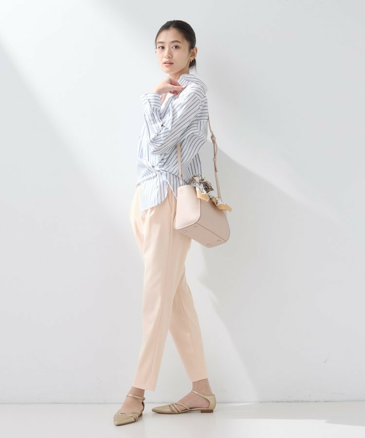 【ミドルサイズ/合皮/ショルダー付】スタッズ風メタルバッグ7