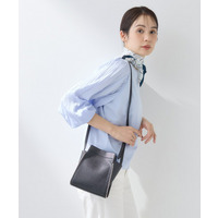 【合皮】スタッズ風メタルポシェットバッグ