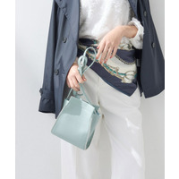 【合皮】スタッズ風メタルポシェットバッグ