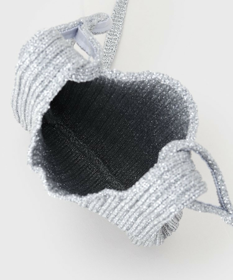 【大人ラメ/スマホ入れ】ニット素材ミニポシェット11