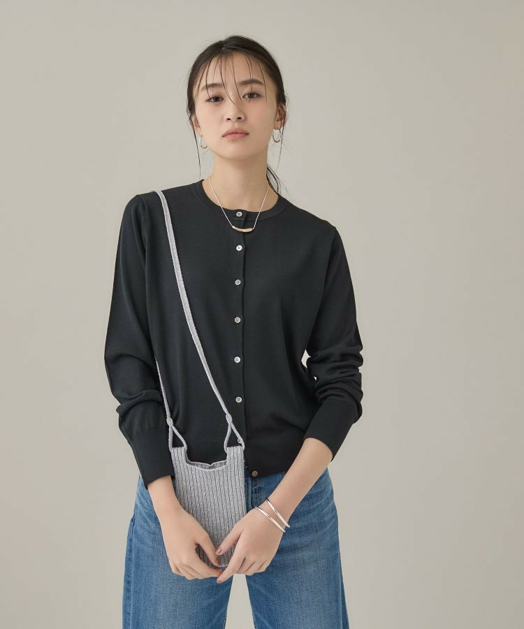 【大人ラメ/スマホ入れ】ニット素材ミニポシェット2