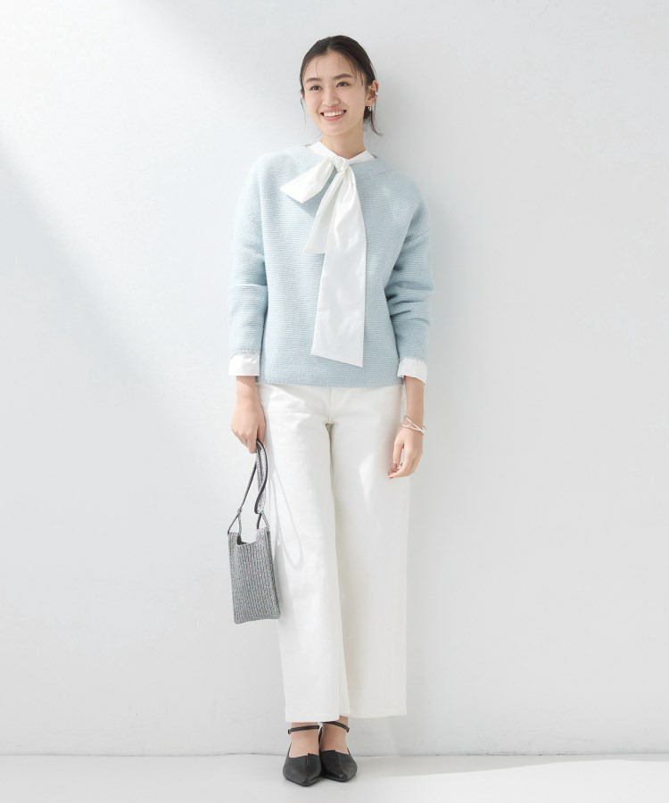 【大人ラメ/スマホ入れ】ニット素材ミニポシェット5