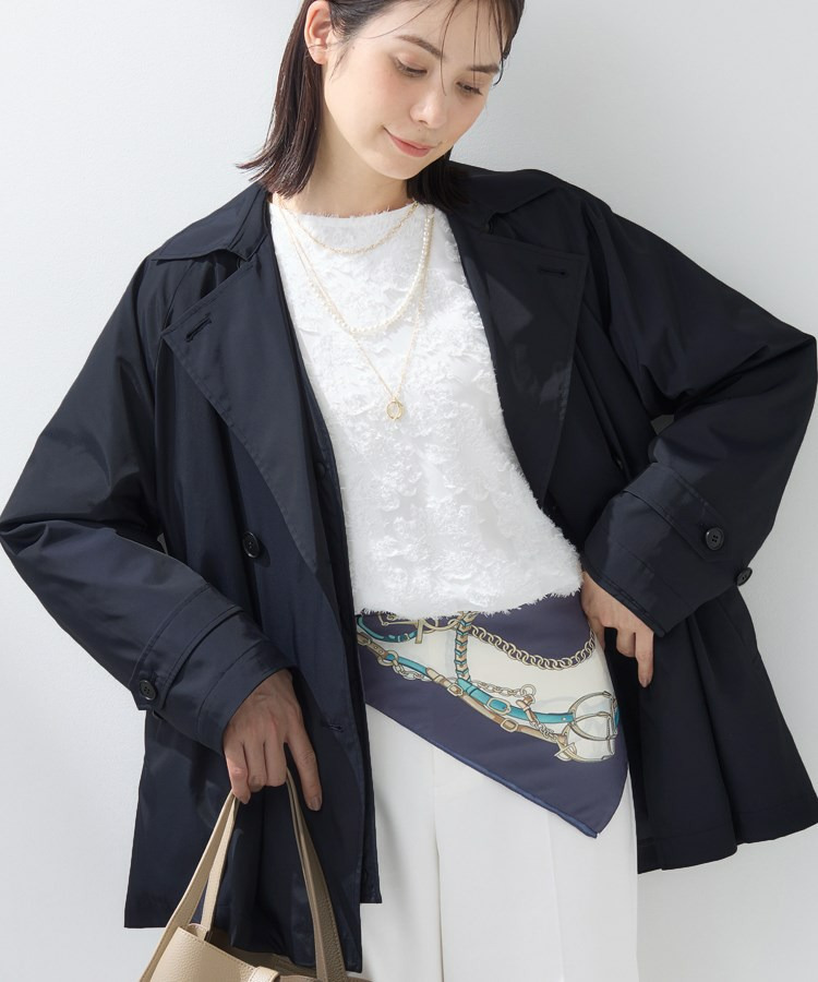 【撥水／UVケア／2WAY】超軽量ライナー付ライトトレンチコート