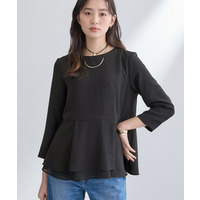 【洗える／UVケア／SETUP可】着る日傘ペプラムブラウス