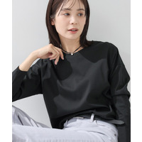 【洗える】きれいめラウンドテールロンT