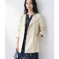 【撥水/軽量】ミドル丈 ミニマルトレンチコート