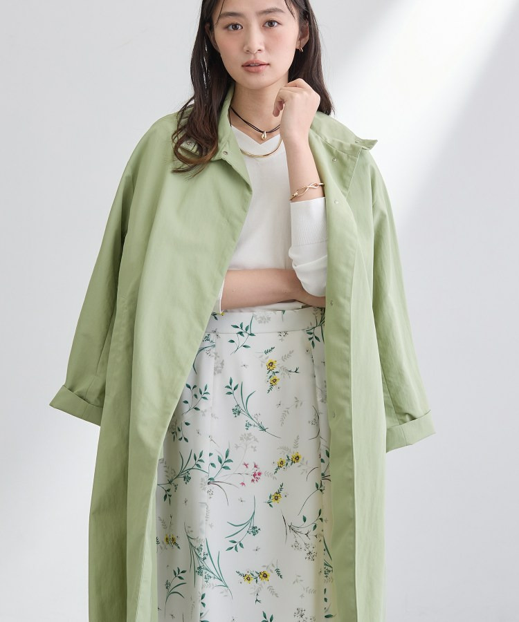 【撥水／軽量】ミニマル スタンドカラーコート