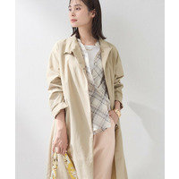 【撥水／軽量】ミニマル スタンドカラーコート