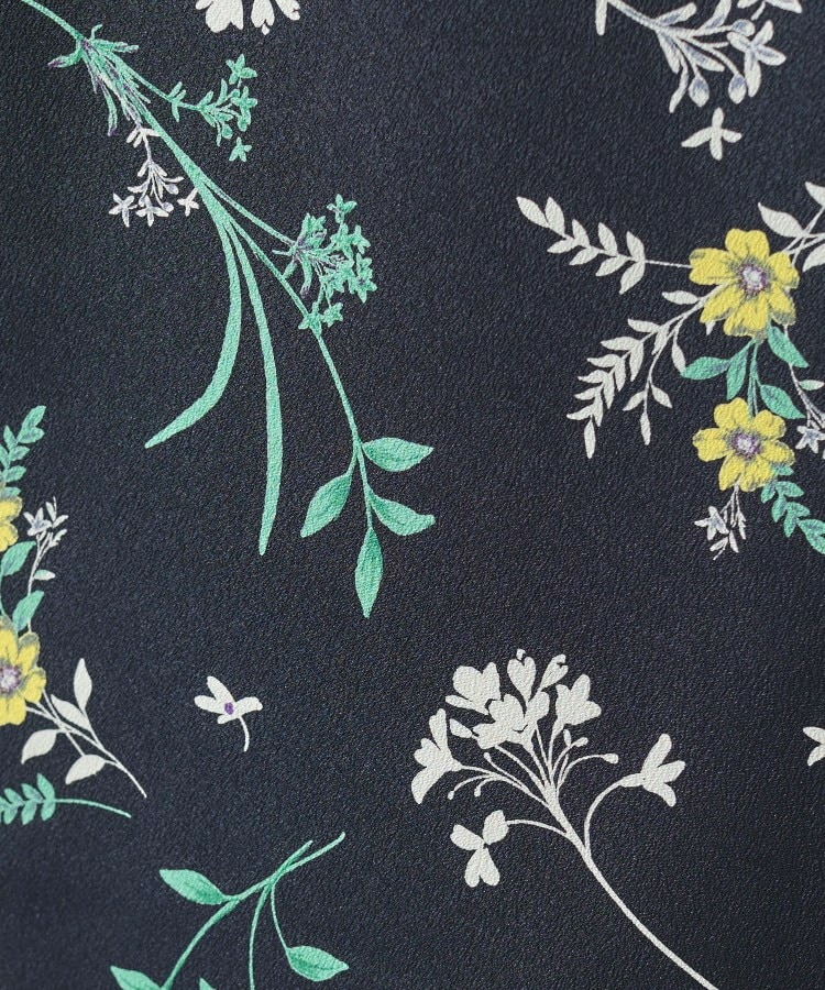 【SETUP可能】モダンフラワー柄フレアスカート10