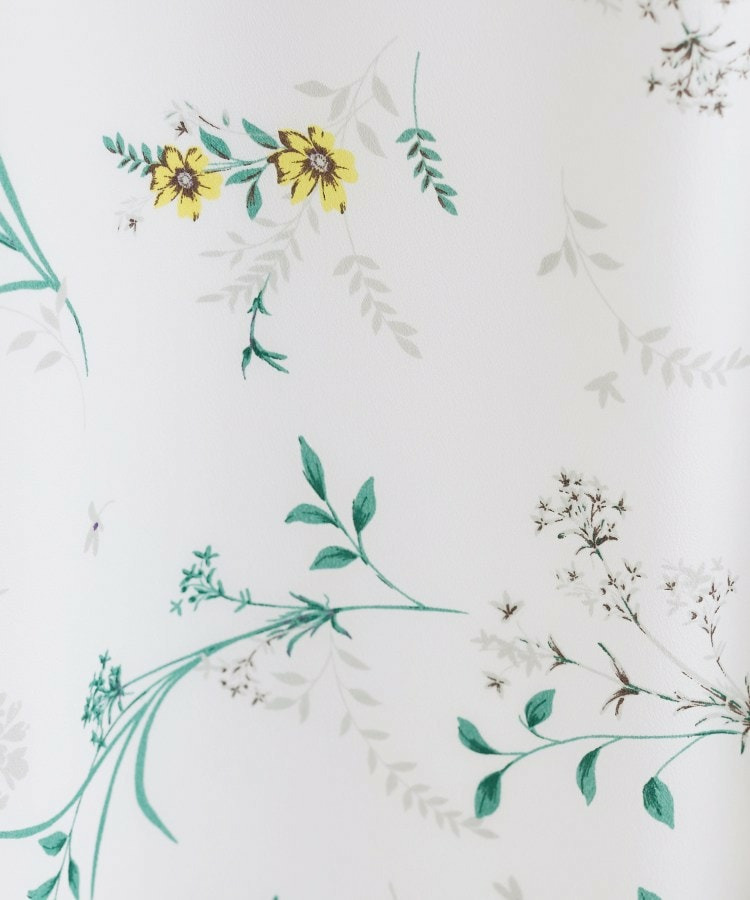 【SETUP可能】モダンフラワー柄フレアスカート6