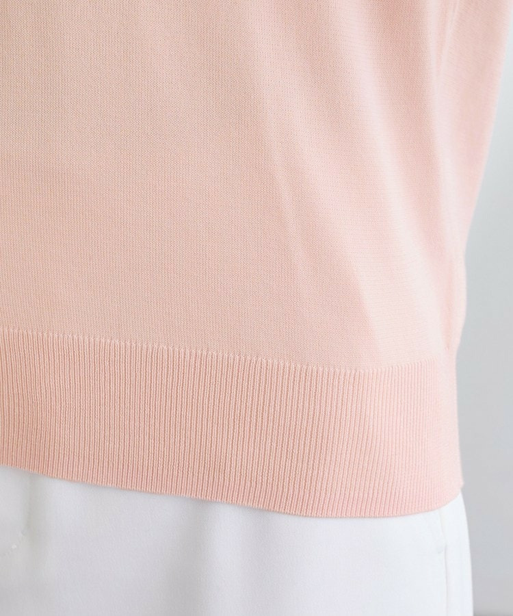 【シルク混】きれいめVネックニット24