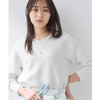 【洗える／軽量】きらめきVネックニット