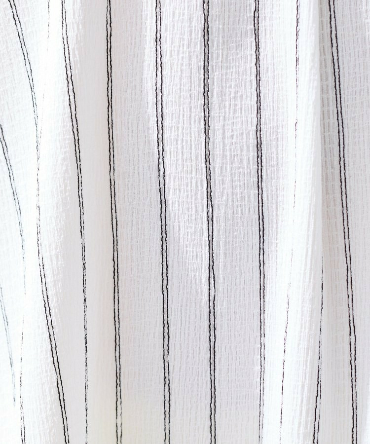 【洗える/着心地楽ちん】ブラウス風ストライプカットソートップス6