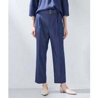 【洗える／UVケア／SETUP可能】デニムライクテーパードパンツ