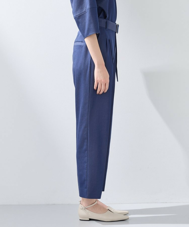 【洗える/UVケア/SETUP可能】デニムライクテーパードパンツ16