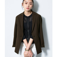 【洗える／UVケア／麻調】シングルジャケット