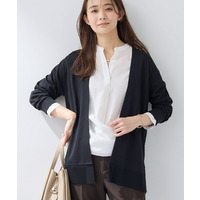 【洗える／上品】きれいめ着流しカーディガンニット