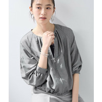 【洗える／大人シアー】エアリー バルーンブルゾン