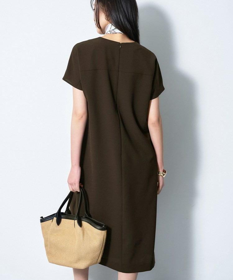 【洗える/UVケア/麻調】スキッパーワンピース16