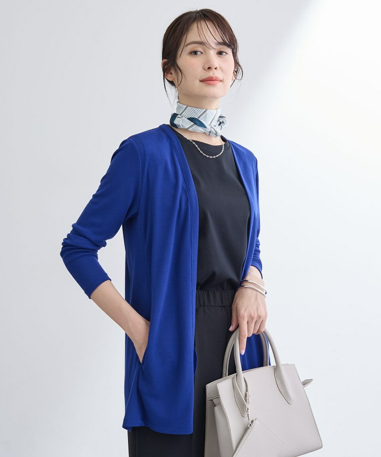 【UVケア】着流しミドル丈カーディガンジャージ20