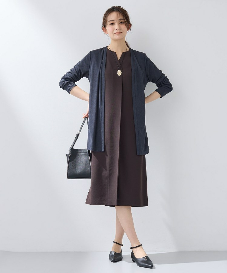 【UVケア】着流しミドル丈カーディガンジャージ23