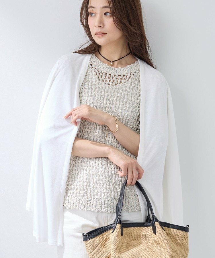 【UVケア】着流しミドル丈カーディガンジャージ3